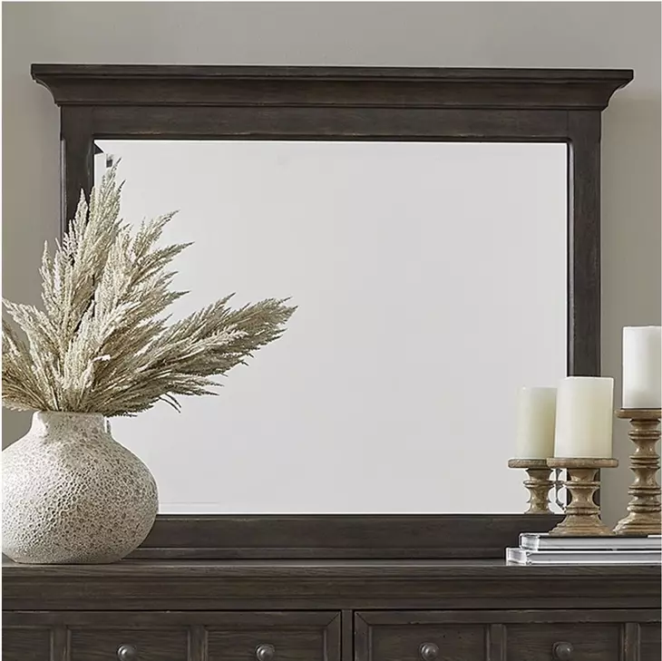 Eden Ridge Saddle Brown Landscape Mirror