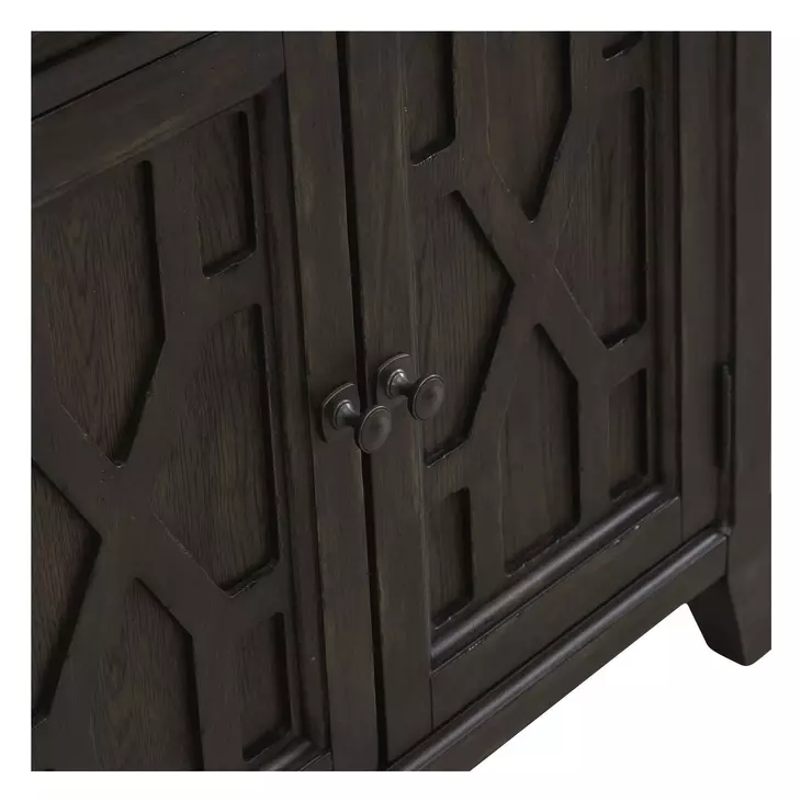 Eden Ridge Saddle Brown 2 Door Bedside Chest