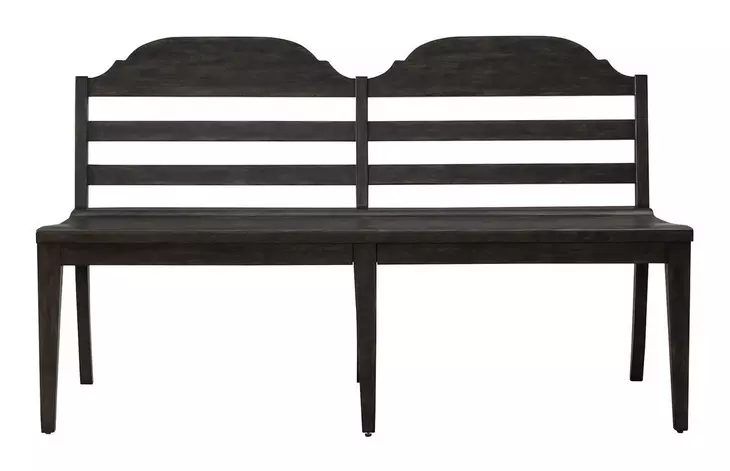 Eden Ridge Saddle Brown Ladder Back Bench