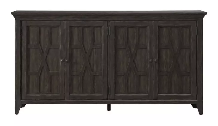Eden Ridge Saddle Brown Hall Buffet