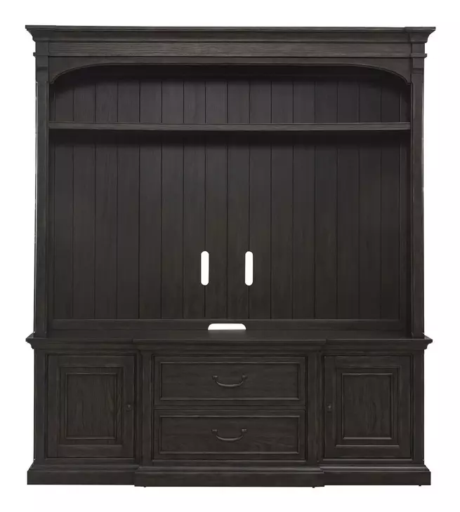 Eden Ridge Saddle Brown Entertainment Center
