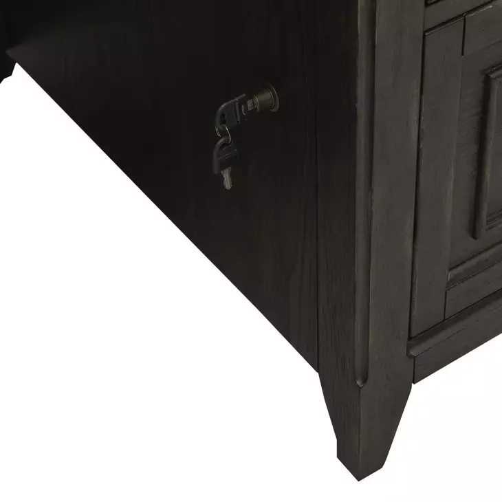 Eden Ridge Saddle Brown Executive Desk