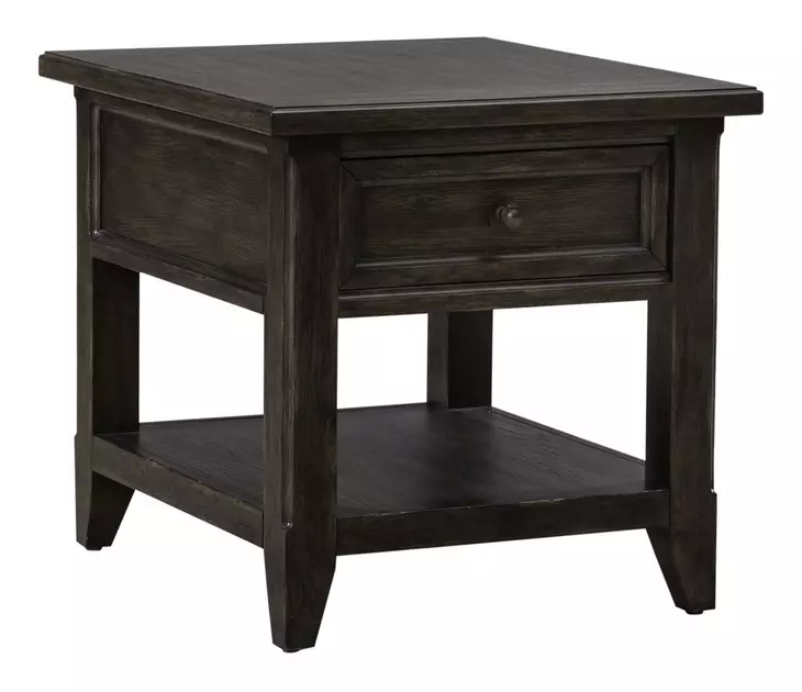Paradise Valley Saddle Brown Lift Top Storage Occasional Table Set