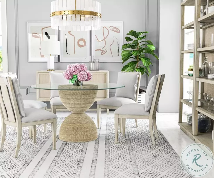 Cotiere Linen Round Dining Table