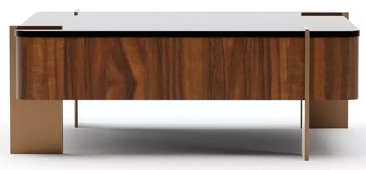 Altura Smoked Walnut Glass Top Occasional Table Set