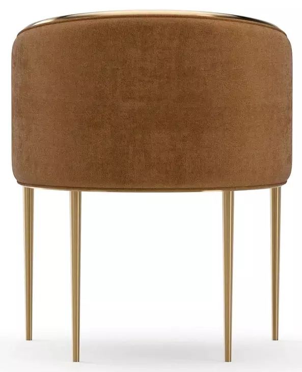 Tension Vintage Camel Upholstered Dining Chair