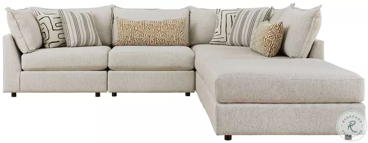 Durango Pewter Large Armless LAF Sectional