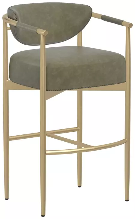 Cressida Ivanhoe Pine Upholstered Bar Stool