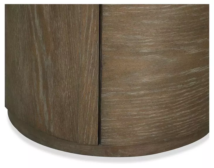 Bosley Lt. Brown Porpoise Round End Table