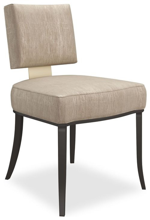 Reserved Seating Oatmeal Upholstered Side Chair