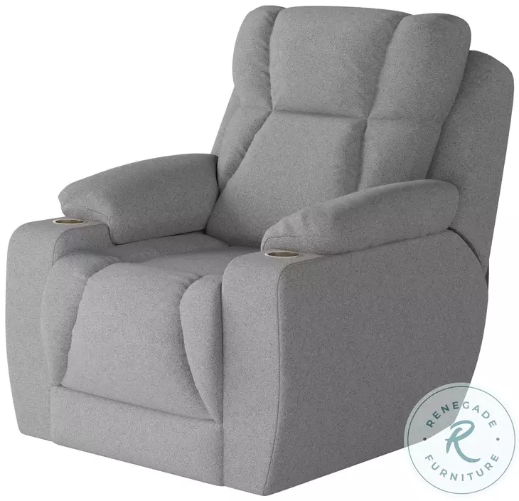 Challenger Glam Squad Oyster Power Headrest Wall Hugger Big Mans Recliner