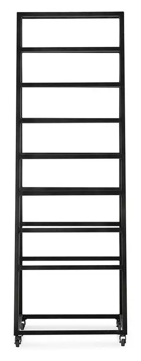Ladder Black Display Rack with Casters
