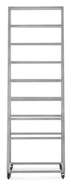 Ladder Silver Display Rack with Casters