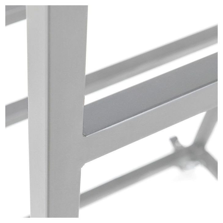 Ladder Silver Display Rack with Casters