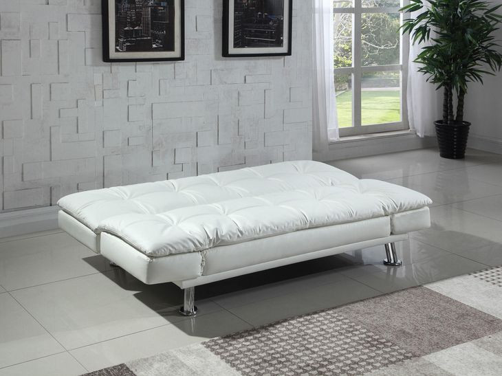 Dilleston White Full Sofa Bed