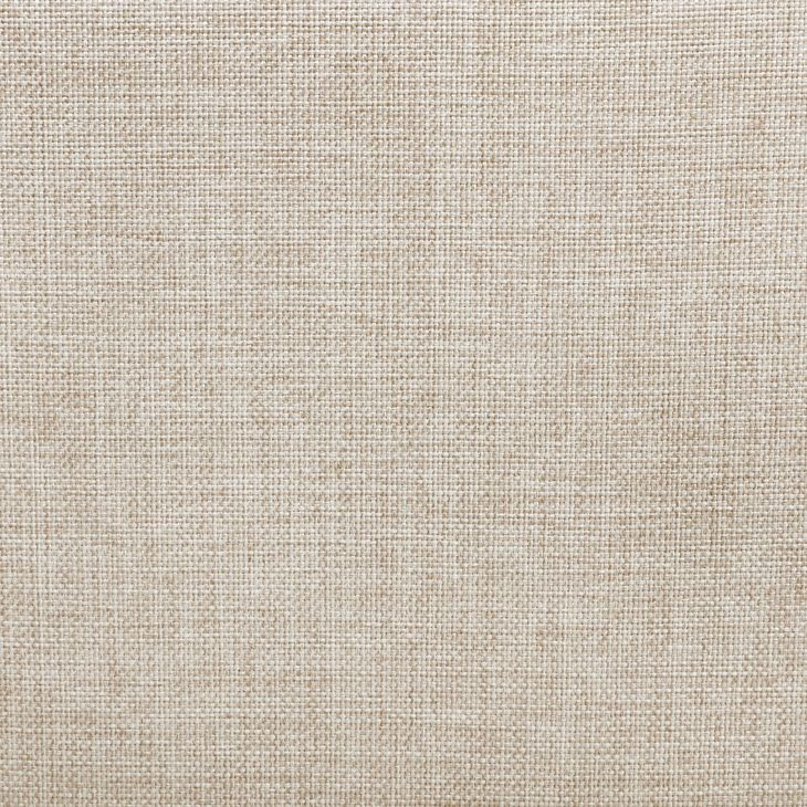 Devon Beige Upholstered California King Panel Headboard with Nailhead Trim