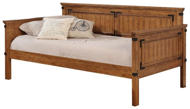 Oakdale Rustic Honey Twin Daybed