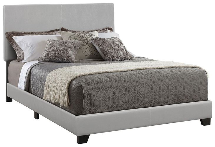 Dorian Grey Upholstered Full Panel Bed