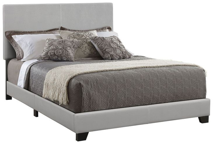 Dorian Gray California King Upholstered Panel Bed