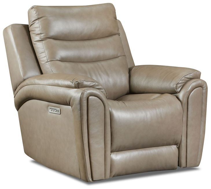 Catalina Sand Leather Zero Gravity Triple Power Recliner with USB Charging