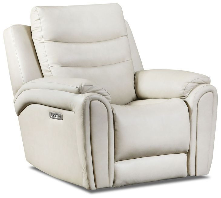 Catalina Stonewash Leather Zero Gravity Triple Power Recliner with USB Charging