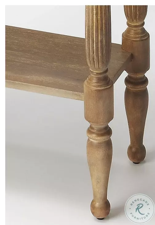 Masterpiece Whitney Driftwood Console End Table