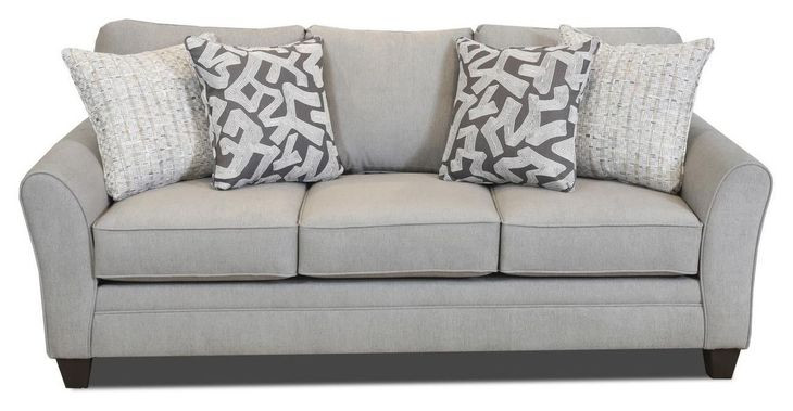 Amos Mink Beige 84" Queen Sleeper Sofa