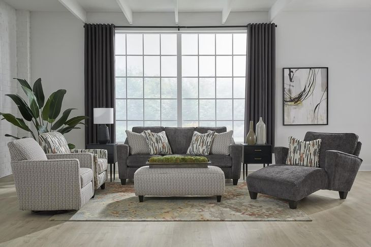 Wowza Dusk Magazine Domino Swivel Glider Chair