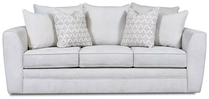 Wowza Sand Off White 88" Queen Sleeper Sofa
