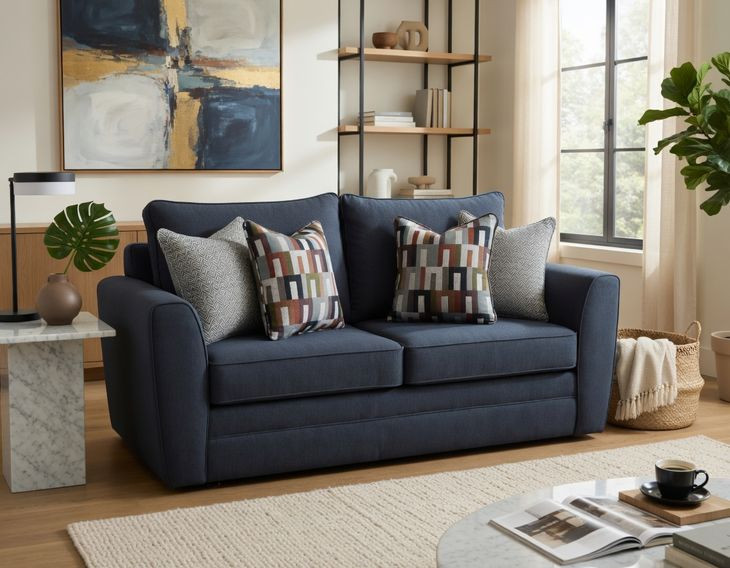 Amos Dusk Stitch Vintage Loveseat