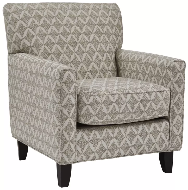 Wowza Sand Brown and Taupe Upholstered Accent Chair