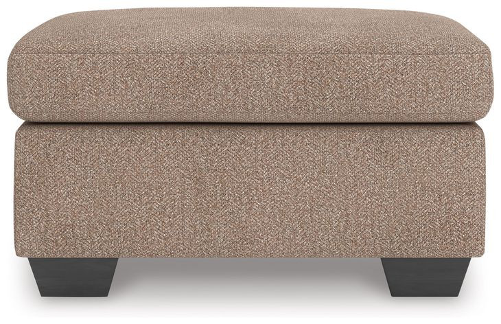 Triston-Peaks Suede Ottoman