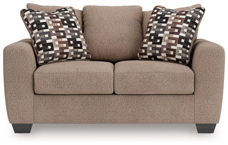 Triston Peaks Suede Loveseat