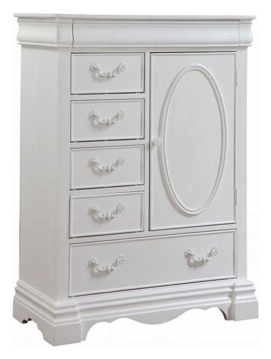 Estrella White 6 Drawer Chest