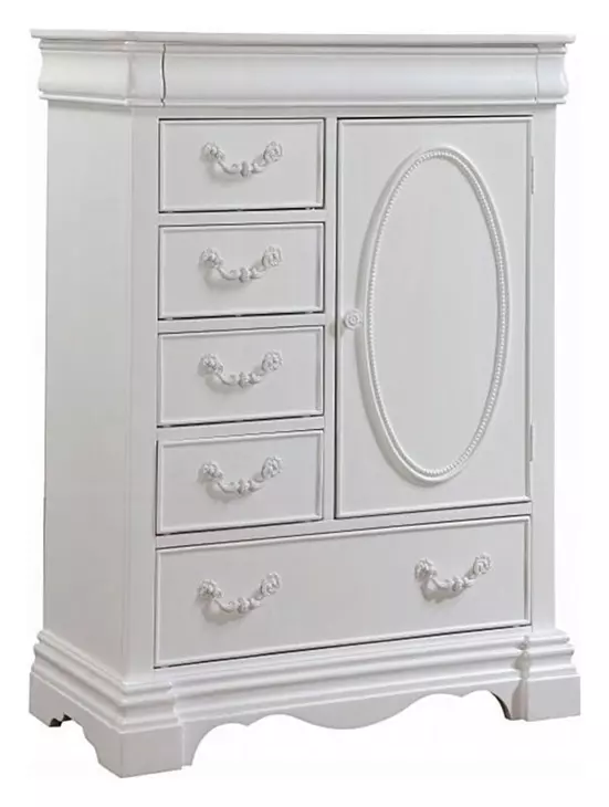 Estrella White 6 Drawer Chest