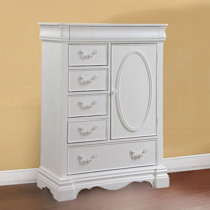 Estrella White 6 Drawer Chest