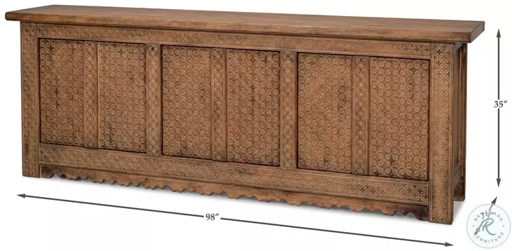 Nader Burnt Brown Sideboard