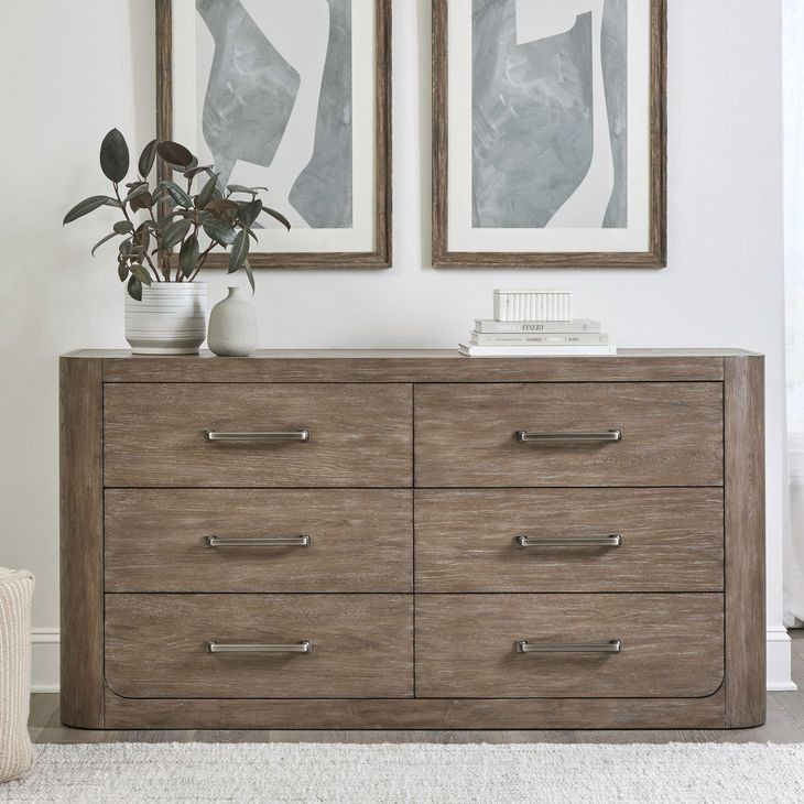 South Bend Burnished Clay 6 Drawer Dresser