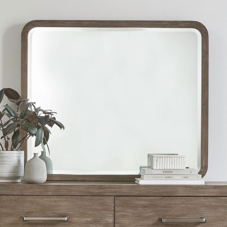 Bendfield Burnished Clay Rectangular Mirror