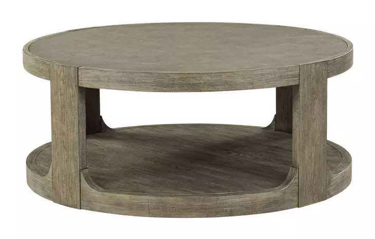 South Bend Burnished Clay Round Cocktail Table