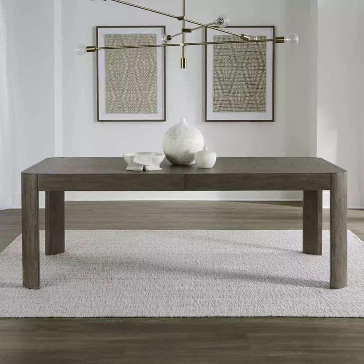 South Bend Burnished Clay 110" Extendable Rectangular Dining Table