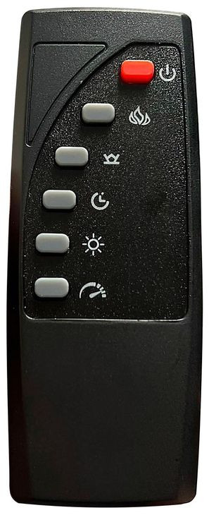 Tisdall Gray Queen Upholstered Fireplace Panel Bed