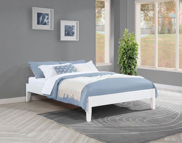 Hounslow White Full Platform Bed