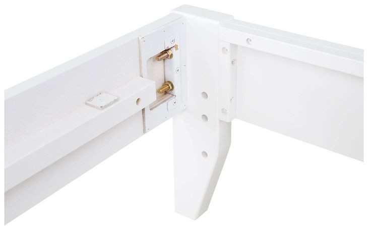 Hounslow White Full Platform Bed