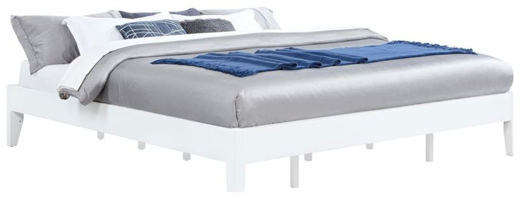Hounslow White King Platform Bed
