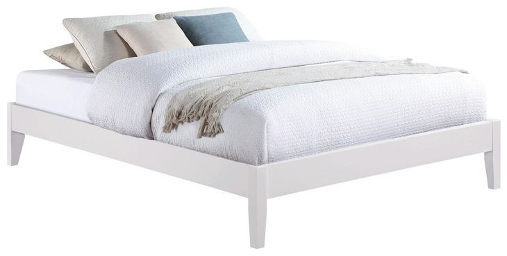 Hounslow White Queen Platform Bed