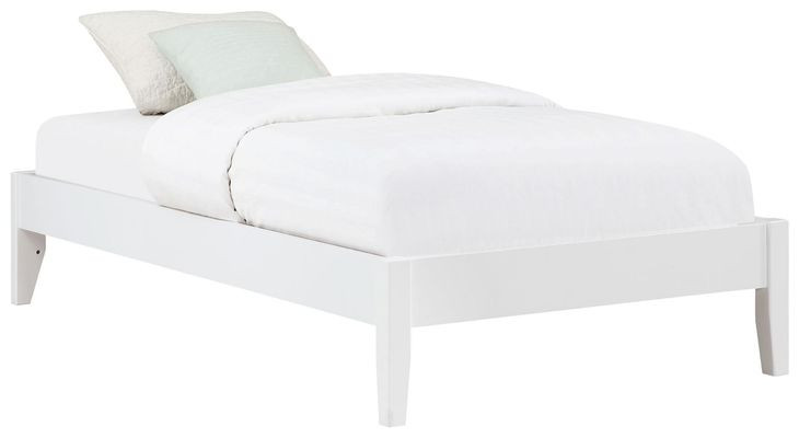 Hounslow White Twin Platform Bed