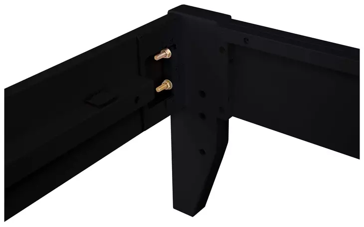 Hounslow Black Full Platform Bed