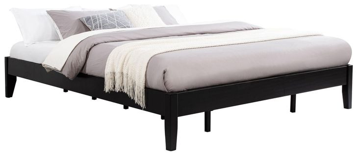 Hounslow Black King Platform Bed