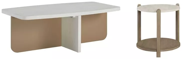 Elements Vanilla Accent Occasional Table Set